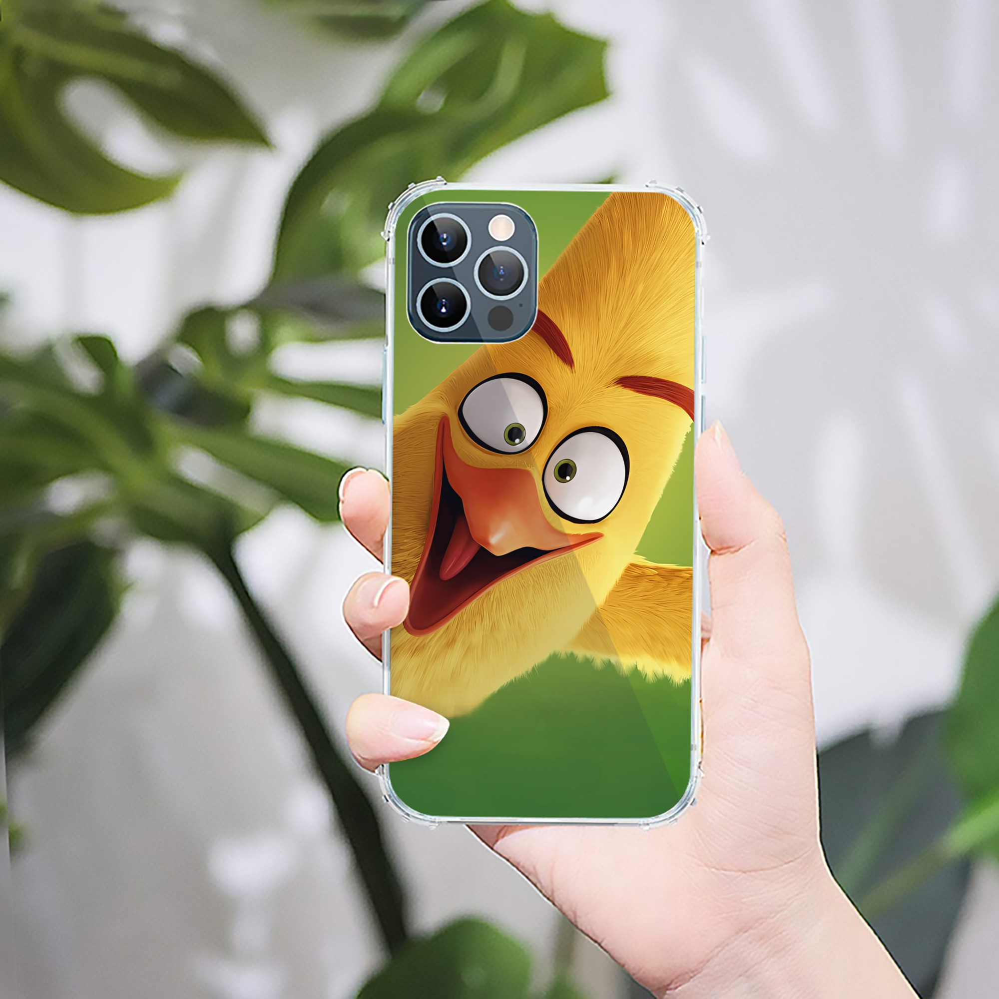 （画像用） Angry Birds アングリーバード 【iPhone 12シリーズ対応】透明スマホケース（クリアソフトケース）